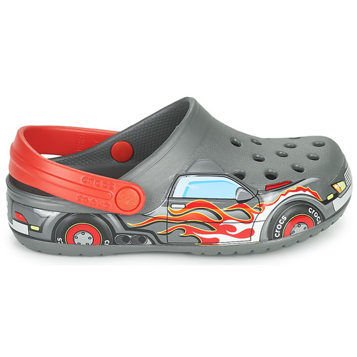 Crocs - FLTRUCKBANDCLOG K - Gris /rouge