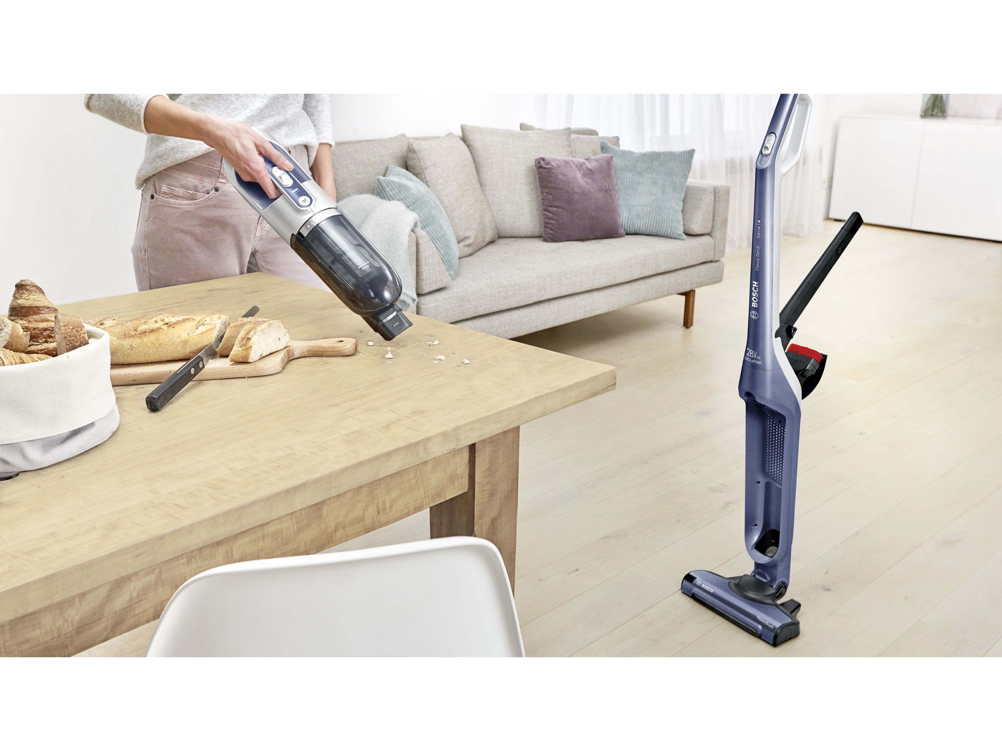 ASPIRADOR VERTICAL BOSCH BCH3K2851 2 EM 1 28V