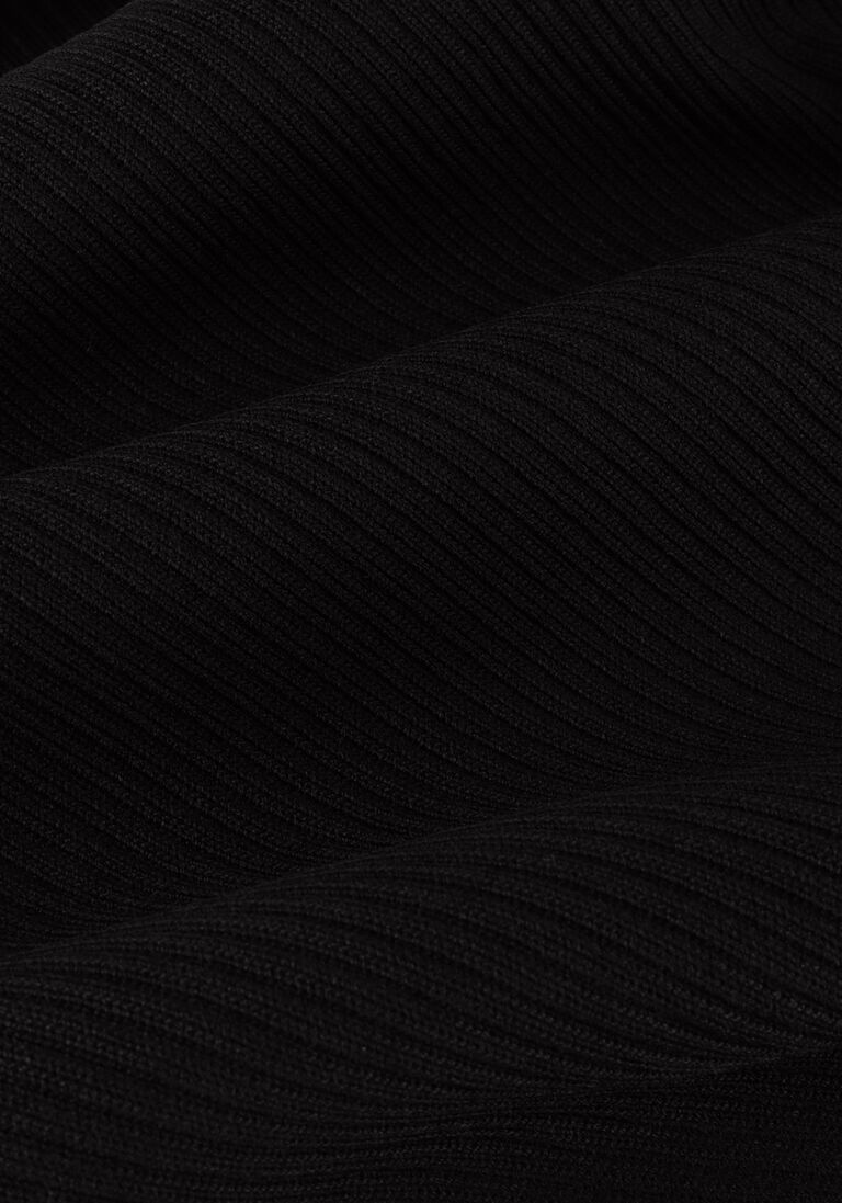 FREEBIRD zwarte freebird midi jurk knit-dry-ra-23-3