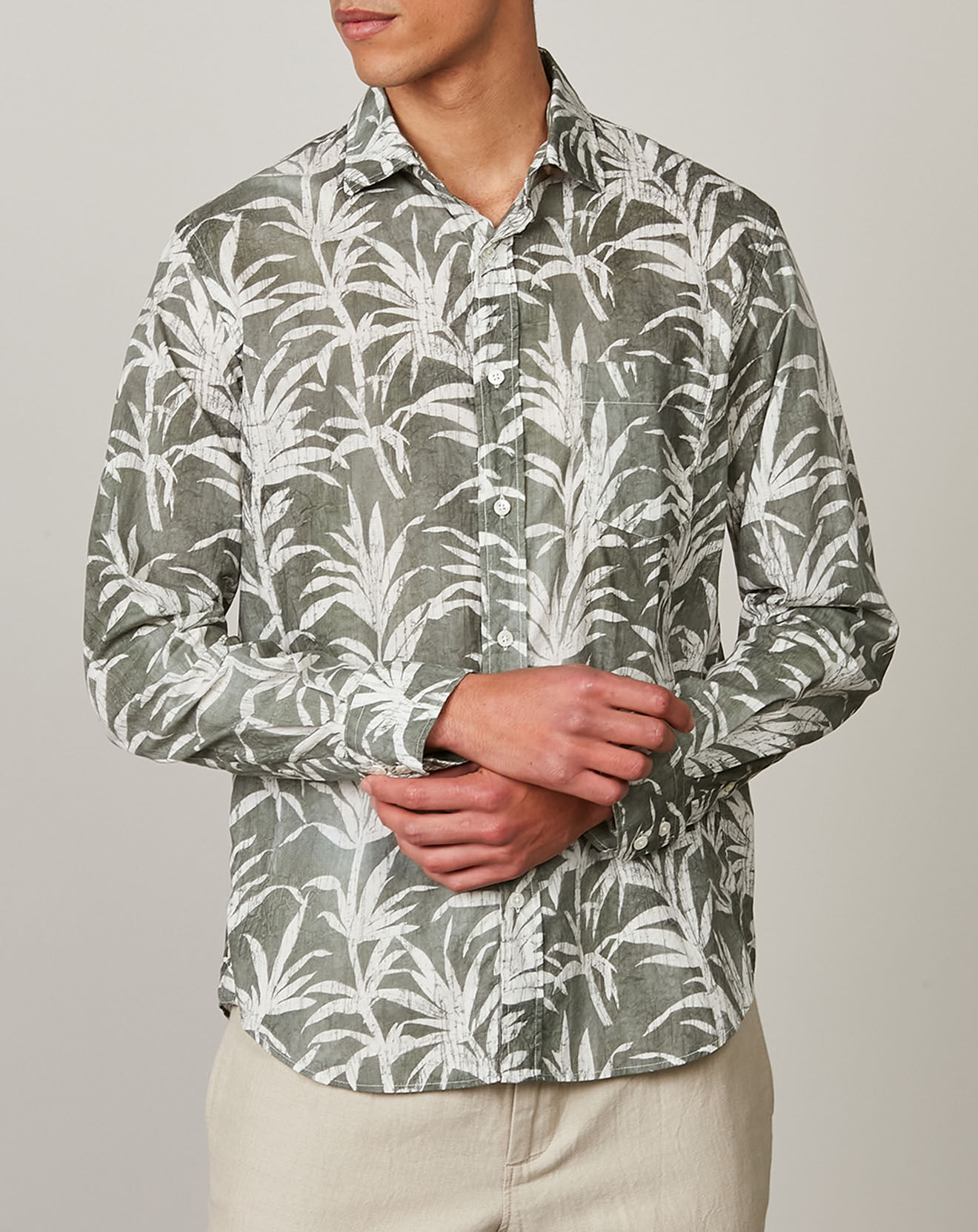 Hartford Chemise regular Paul grise