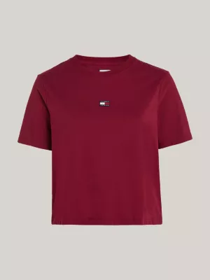 Camiseta clássica reciclada com emblema Curve