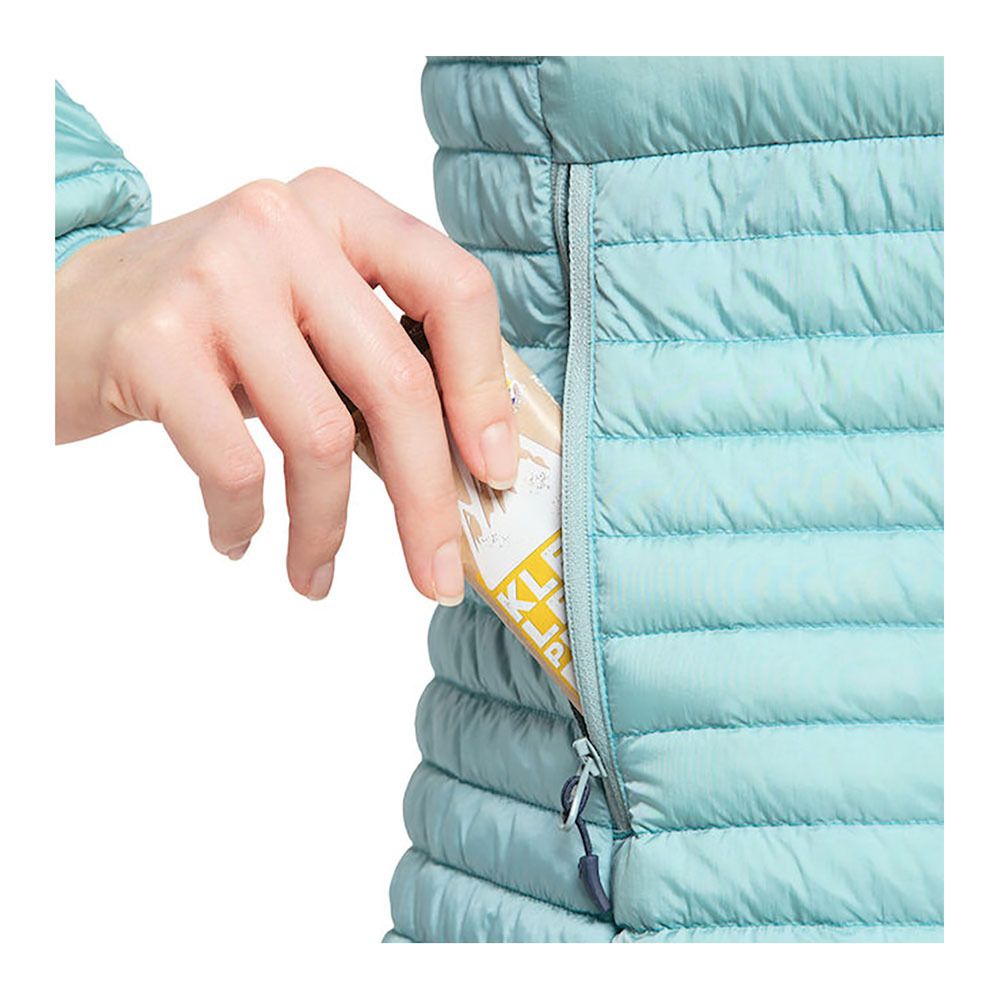 Haglöfs MICRO NORDIC DOWN HOOD - Doudoune Femme frost blue