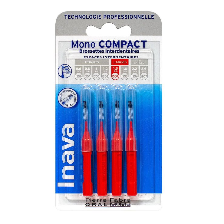 4 brossettes mono compact 1,5mm