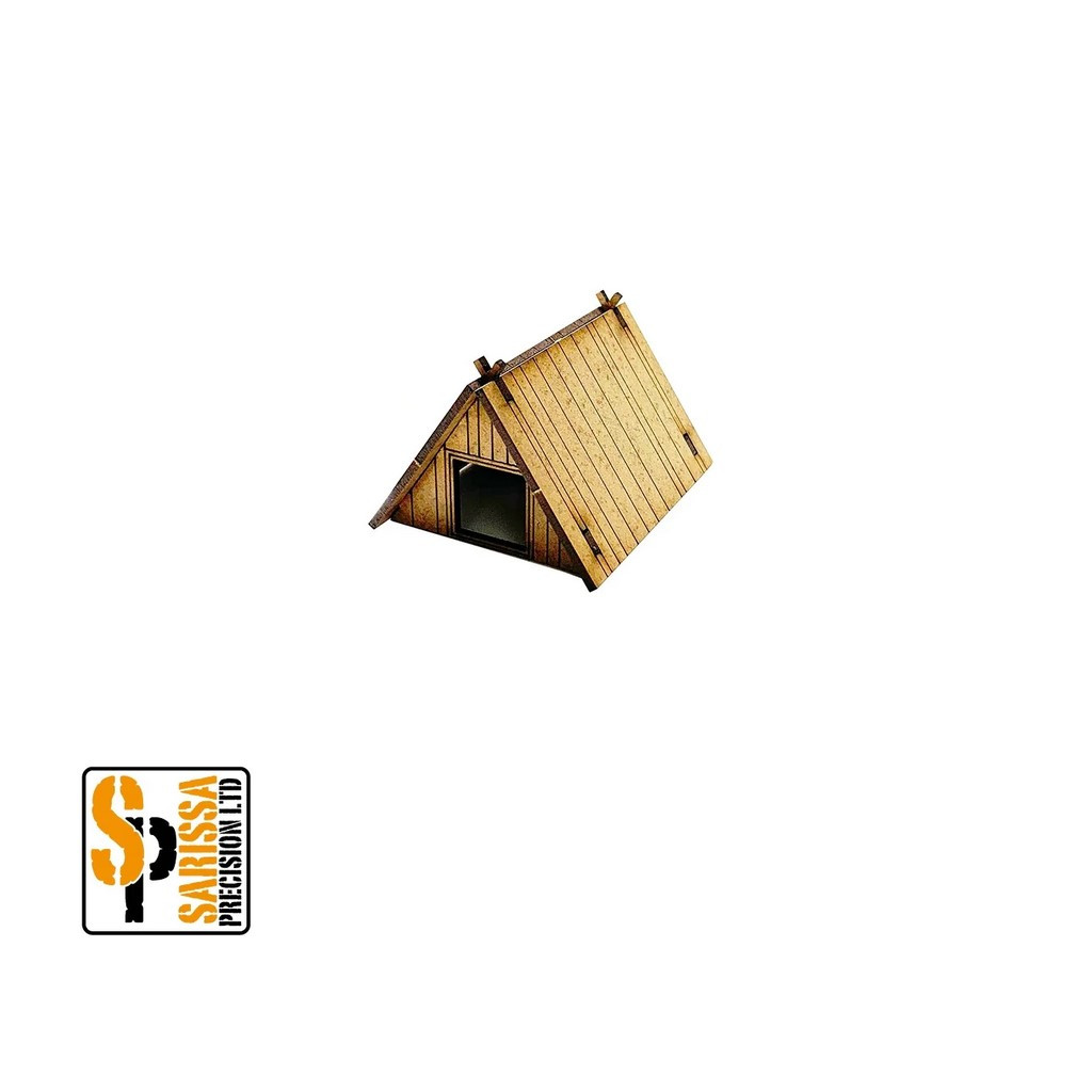 Mountain Village Hovel and Animal Shelter Set