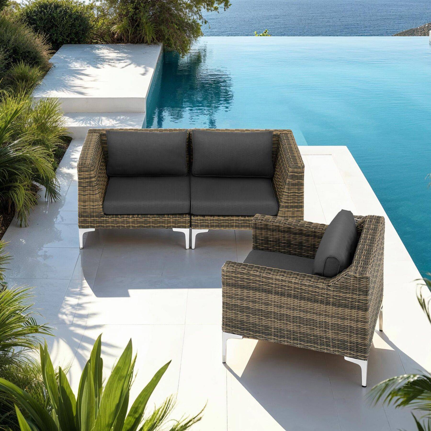 Modulares Rattanset Villanova