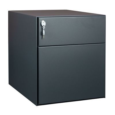 Caisson mobile métallique monobloc – 2 tiroirs - anthracite
