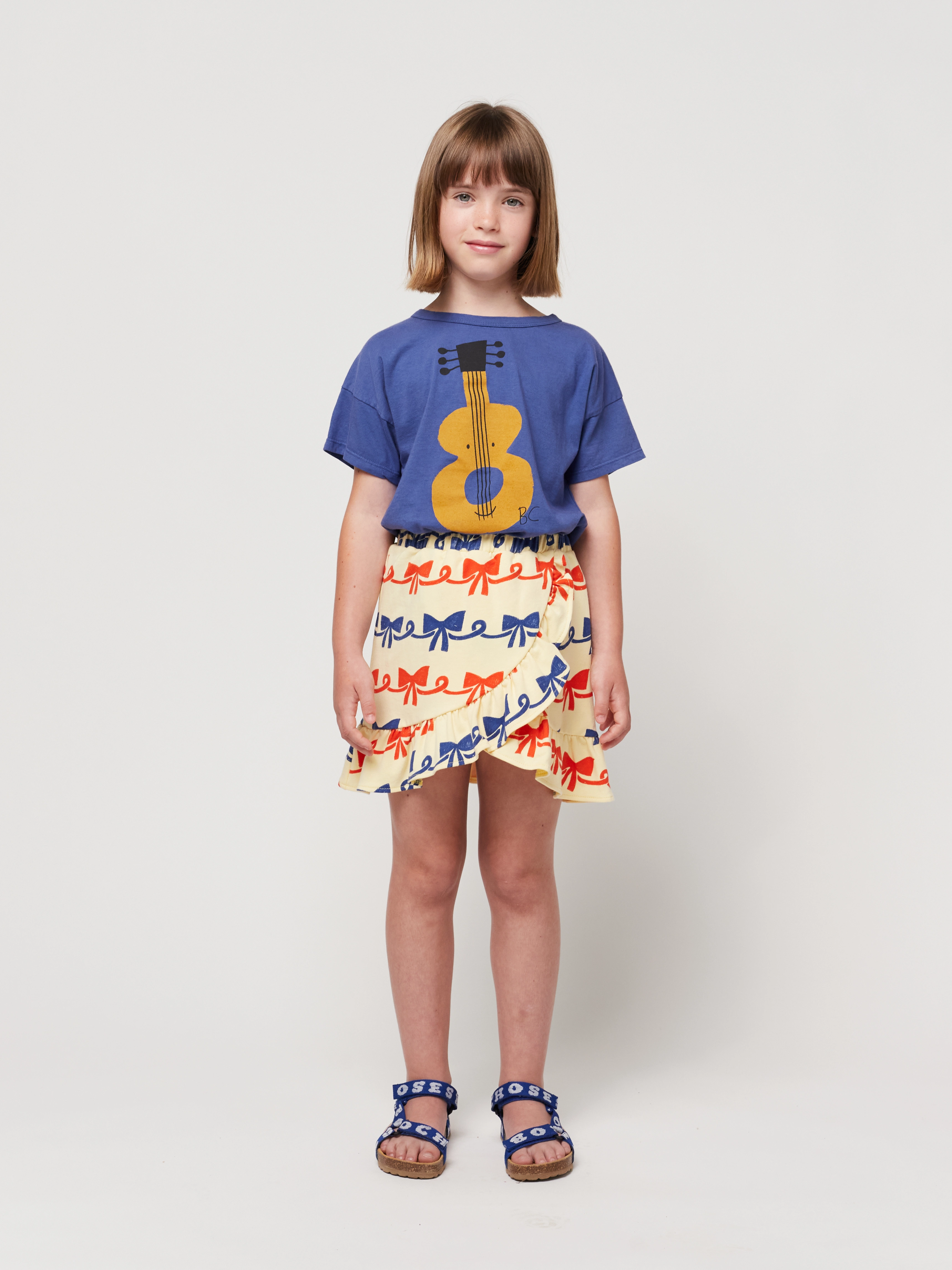 T-Shirt ACOUSTIC GUITAR in navy blue