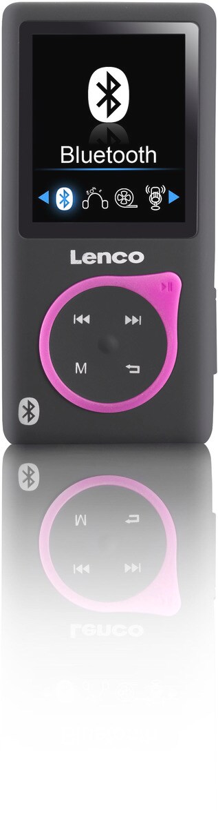 LENCO Xemio-768 MP3-/Videoplayer mit 8GB & BT, pink