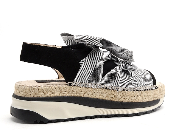 Gaimo nu pieds talons femme vina noir