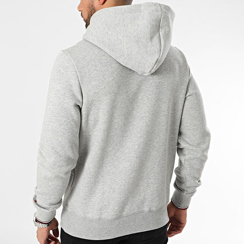 Sweat Capuche Logo Tipped 2673 Gris Chiné