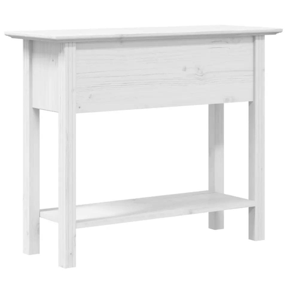 vidaXL - Wandtafel - Wit - Grenenhout
