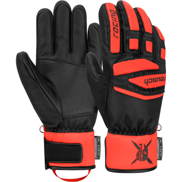Gant de ski REUSCH WORLDCUP WARRIOR PRIME R-TEX XT JR BLACK/FLUO RED