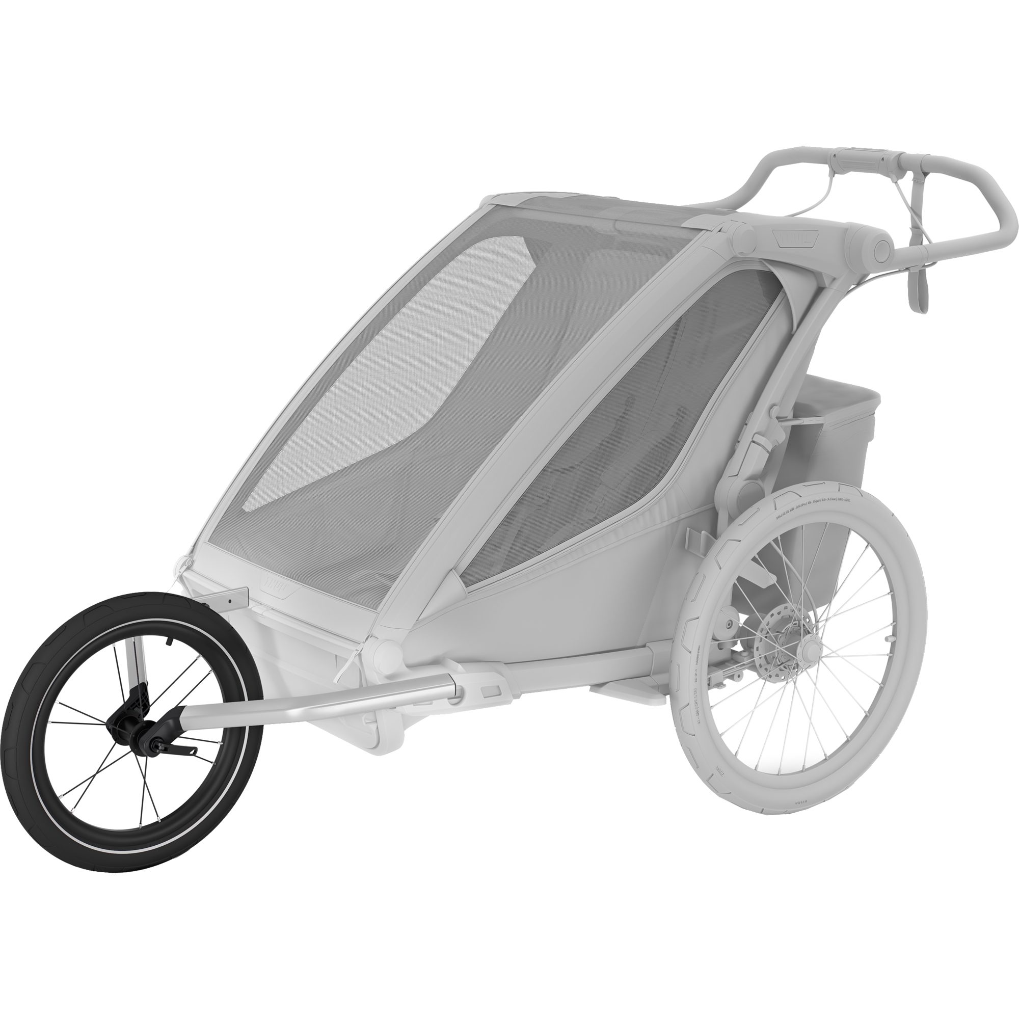 Thule Chariot Jog Kit Double Jogging-Kit für Chariot Double Fahrradanhänger