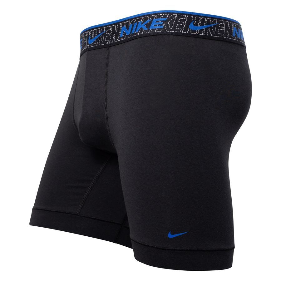 Nike Shorts Boxer Pack de 3 - Noir/Bleu/Jaune Fluo/Rouge