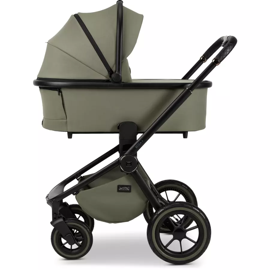 MOON Kombikinderwagen Resea Edition+ moss greenblack matt