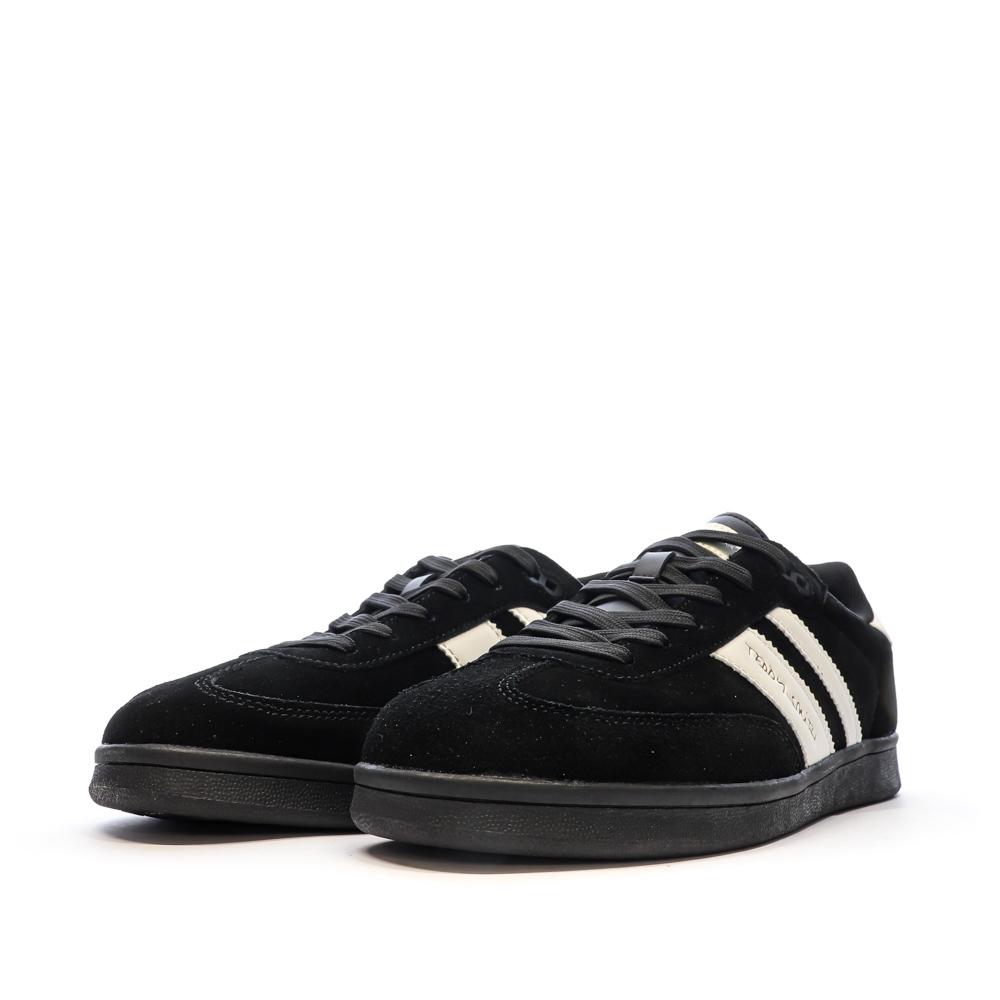 Teddy Smith Baskets Noires/Blanches Homme Teddy Smith White Suede