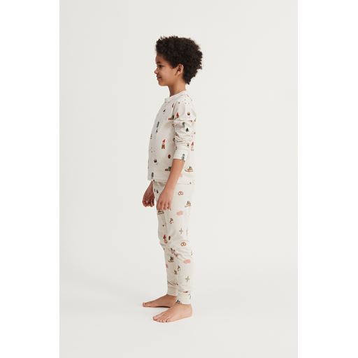 Liewood Wilhelm Pyjamassæt, Holiday/Sand, 116 cm