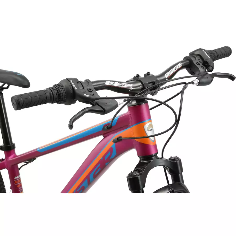 Bikestar Kinderrad 24 Zoll Alu MTB Sport berry