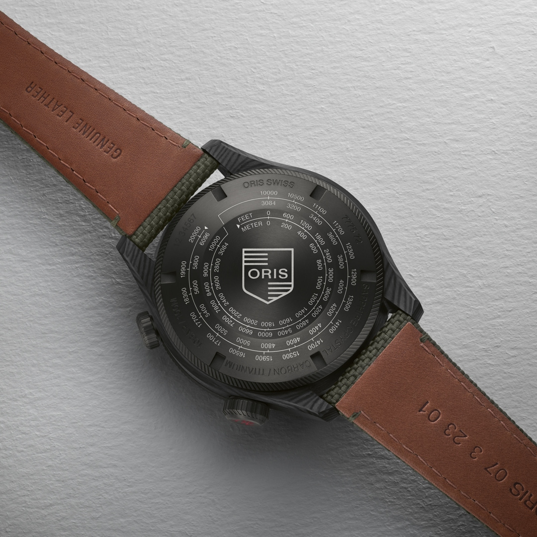 Oris Big Crown ProPilot Altimeter mit Fuss-Skala