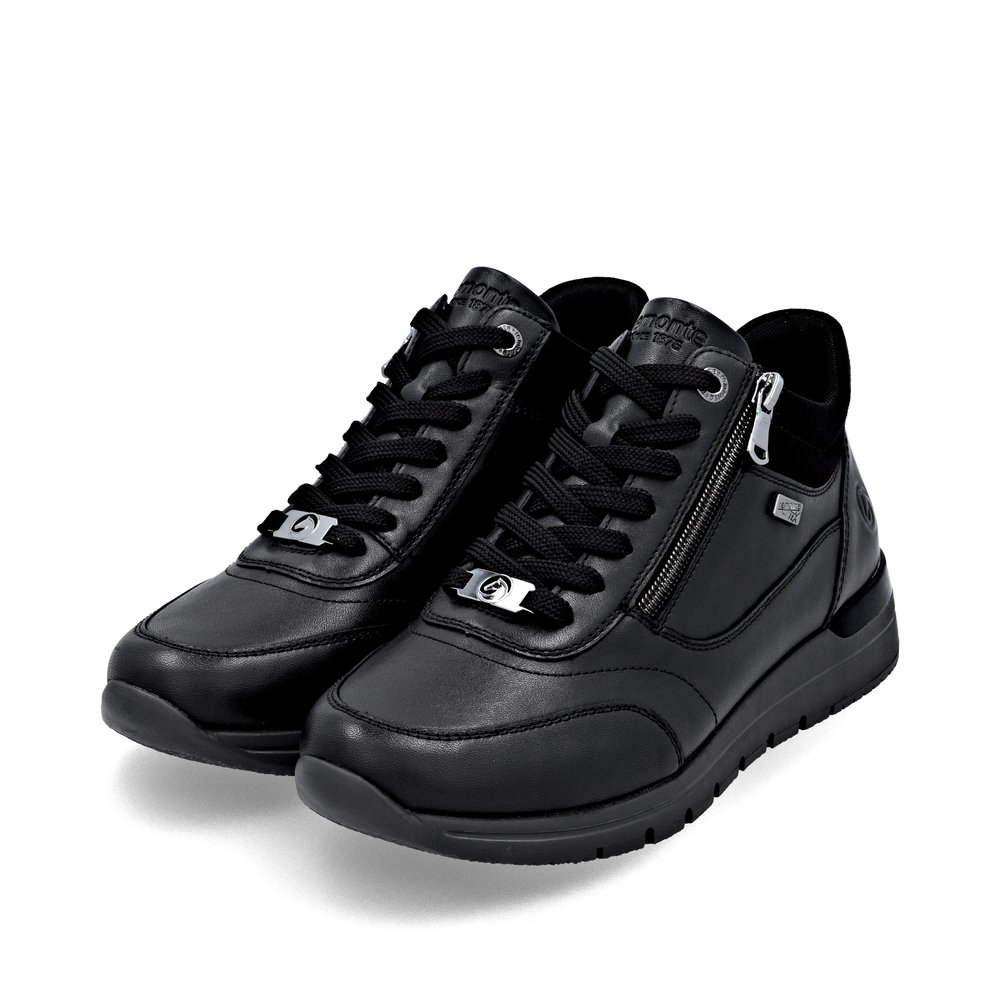 Remonte Damen-Schnürstiefelette Schwarz