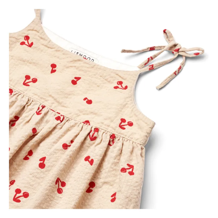 Liewood Robe Eli Seersucker | Rose pâle