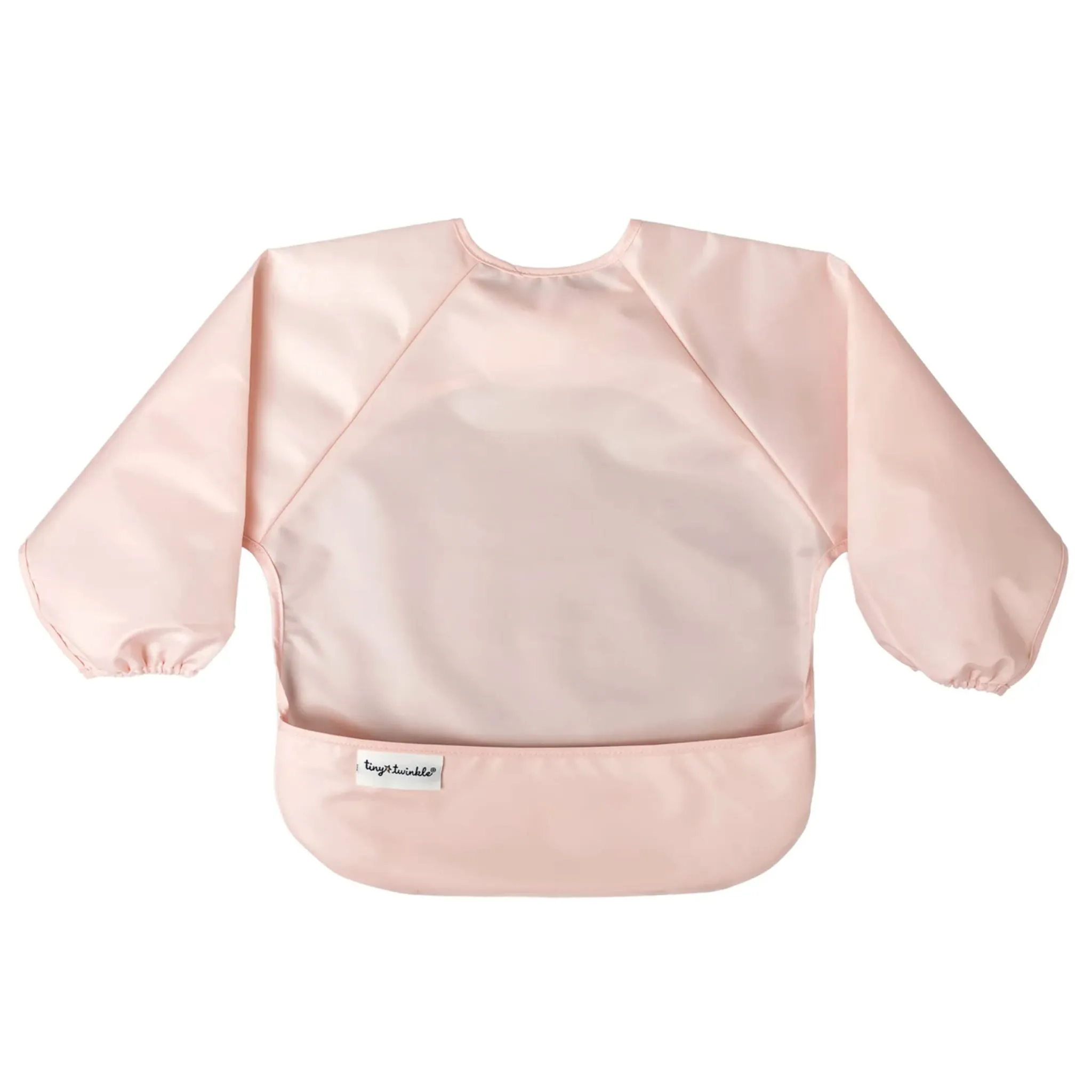 Tiny Twinkle Bavoir Manches Longues (2) - Rose  Bourgogne