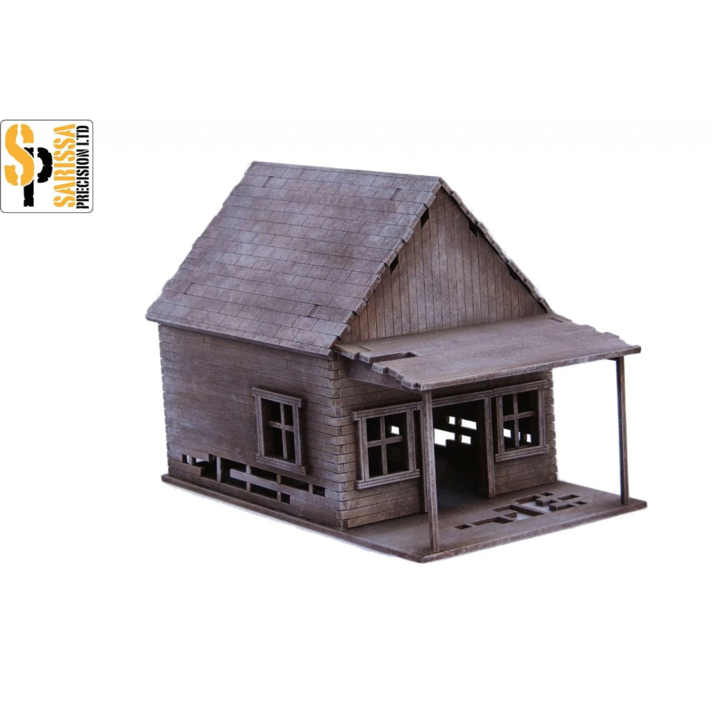 Old West Ghost Town Derelict Shack 1