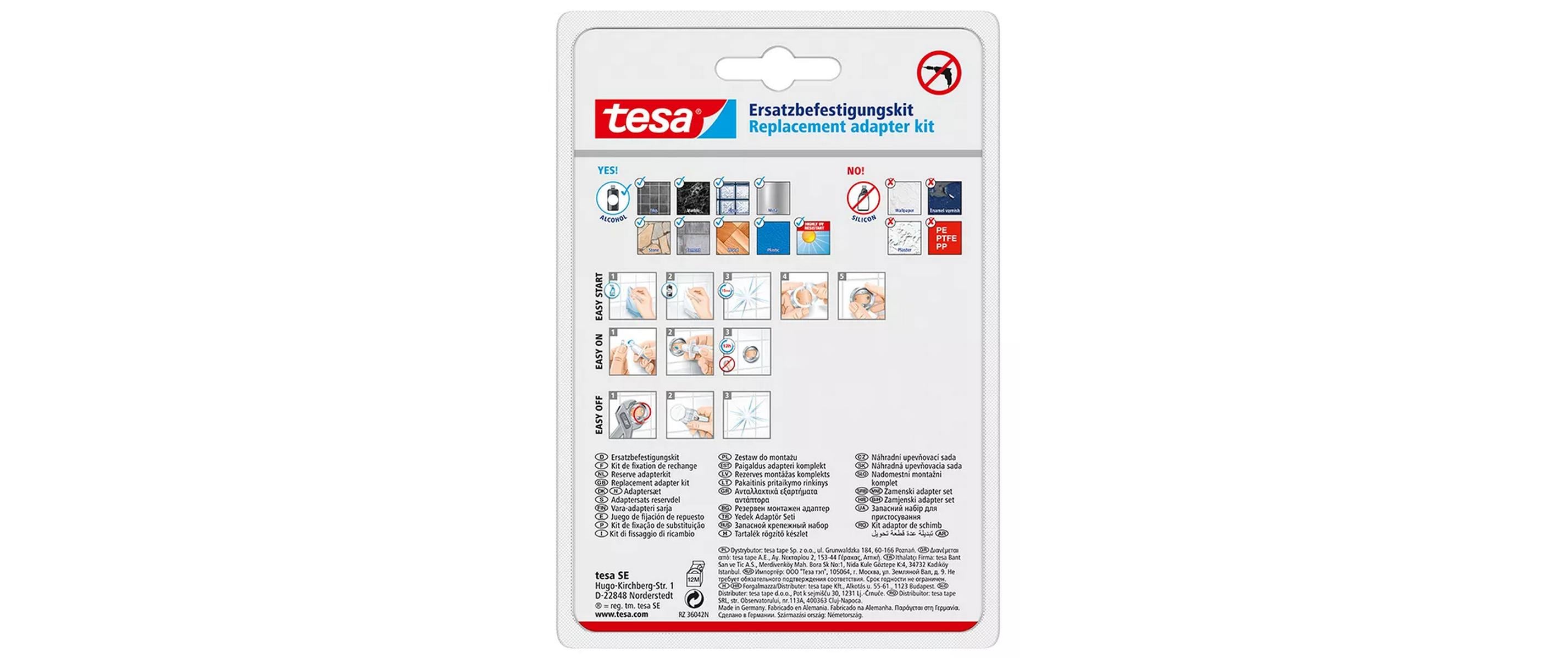 Befestigungskit BK20-2, 2 StückErsatzbefestigungskit mit Zamakring-Adapter
