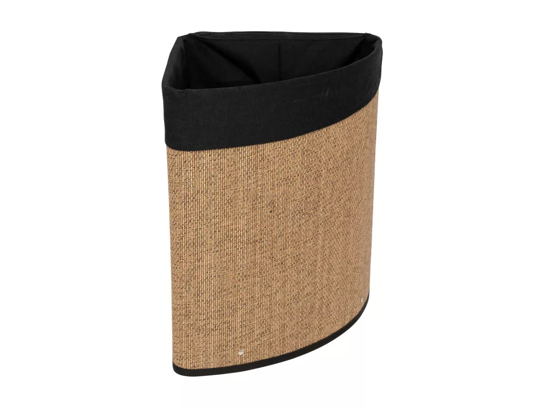 Panier à Linge d'Angle en Bambou 