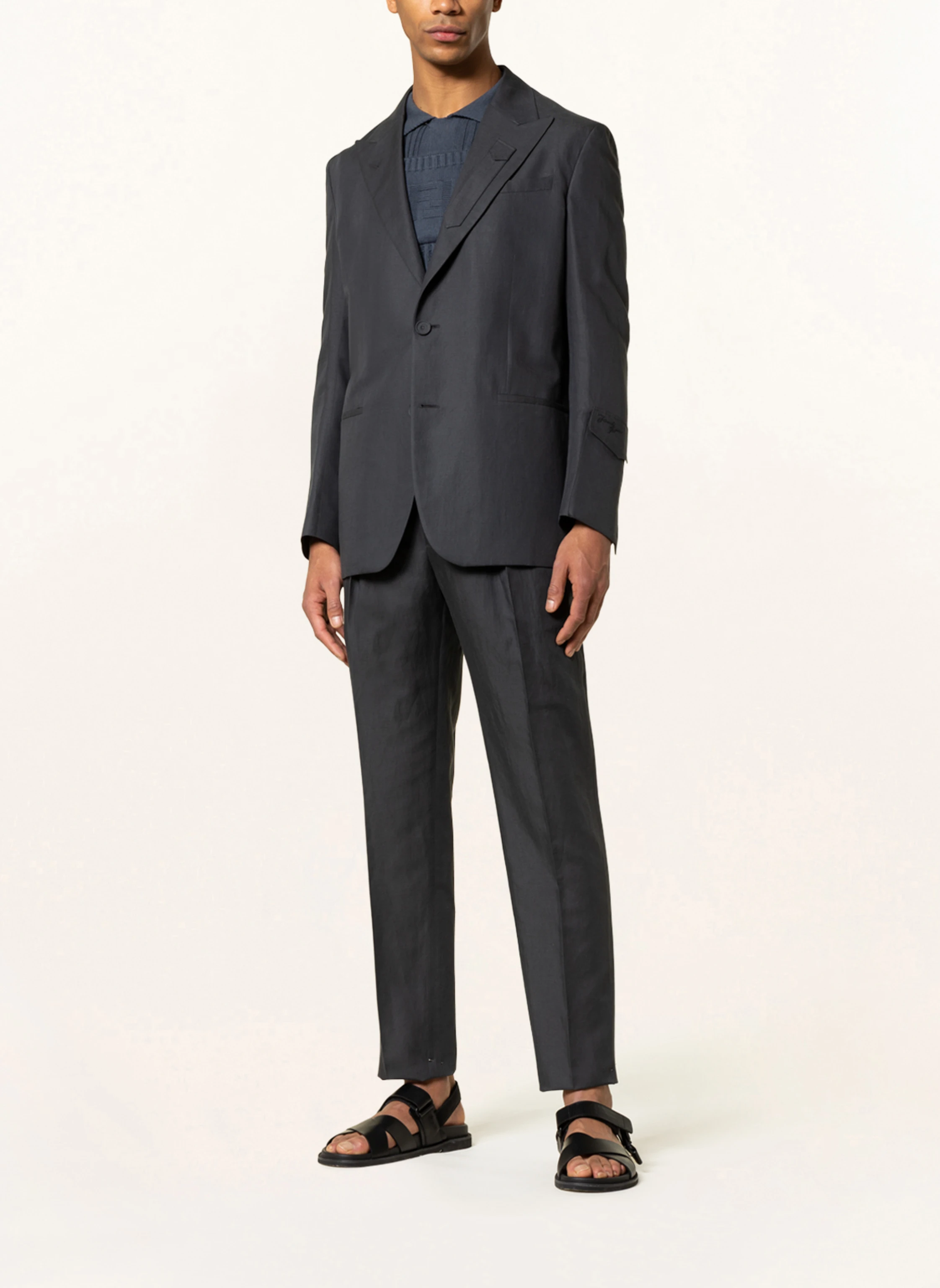 FENDI Kombi-Sakko Regular Fit mit Leinen