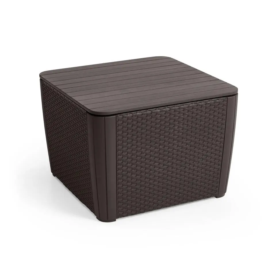Keter Luzon Plus opbergtafel - 57x57x43cm - Grafiet
