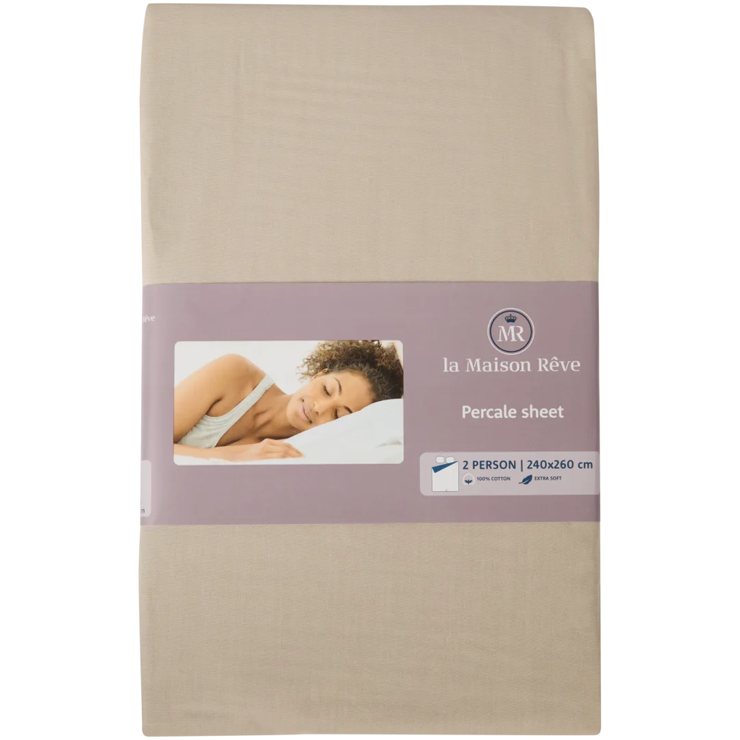 Drap en percale de coton La Maison Rêve