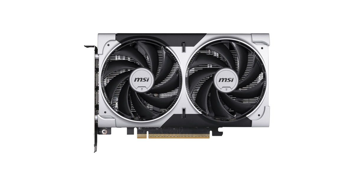 MSIGeForce RTX 5050 8G VENTUS 2X OC grafische kaart  (3x DisplayPort, 1x HDMI 2.1, DLSS 4)
