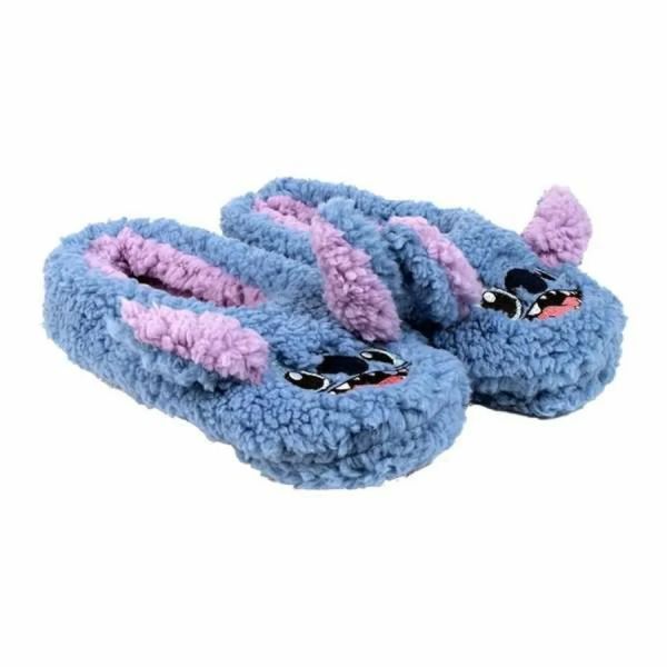 Lilo & Stitch Pantufa Azul Anti-Derrapante com Pêlo (40-41)