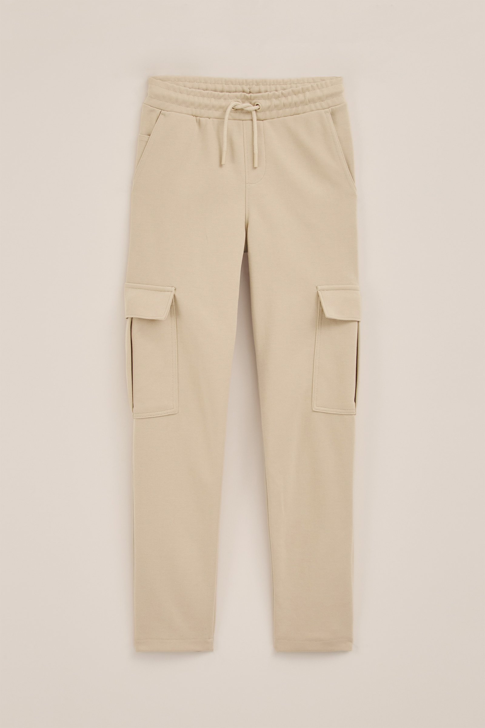 Jongens joggingbroek met cargozakken Blue Ridge Beige