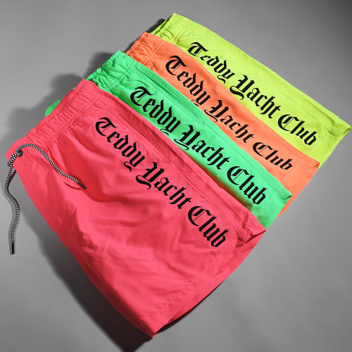 Short De Bain Flash Series Orange Fluo