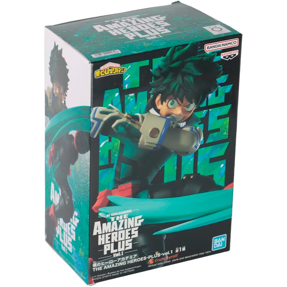 Banpresto My Hero Academia - The Amazing Heroes-Plus-Vol.1 Izuku Midoriya Figure