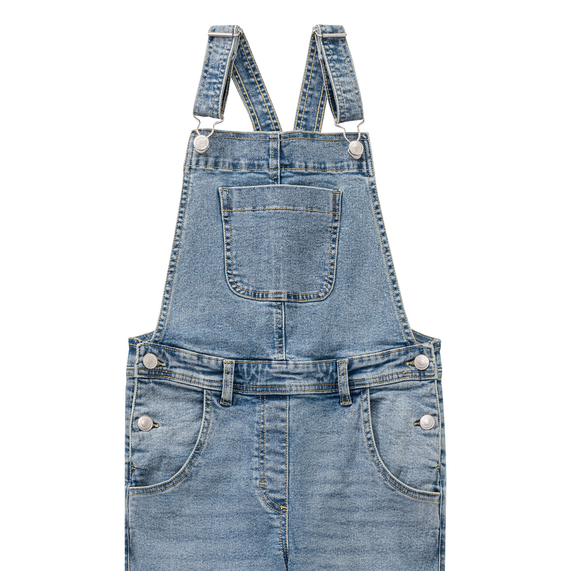 Beatwear Mädchen Latzhose aus Denim blau