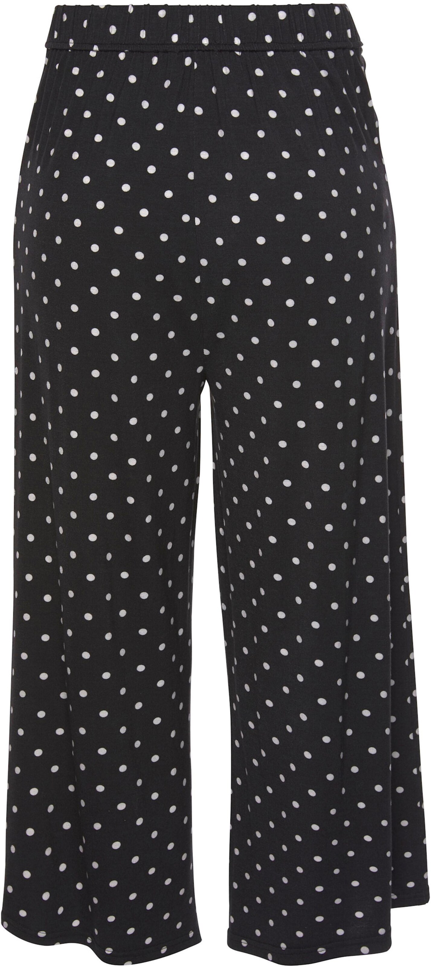 LASCANA Culotte in schwarz-weiß-gepunktet