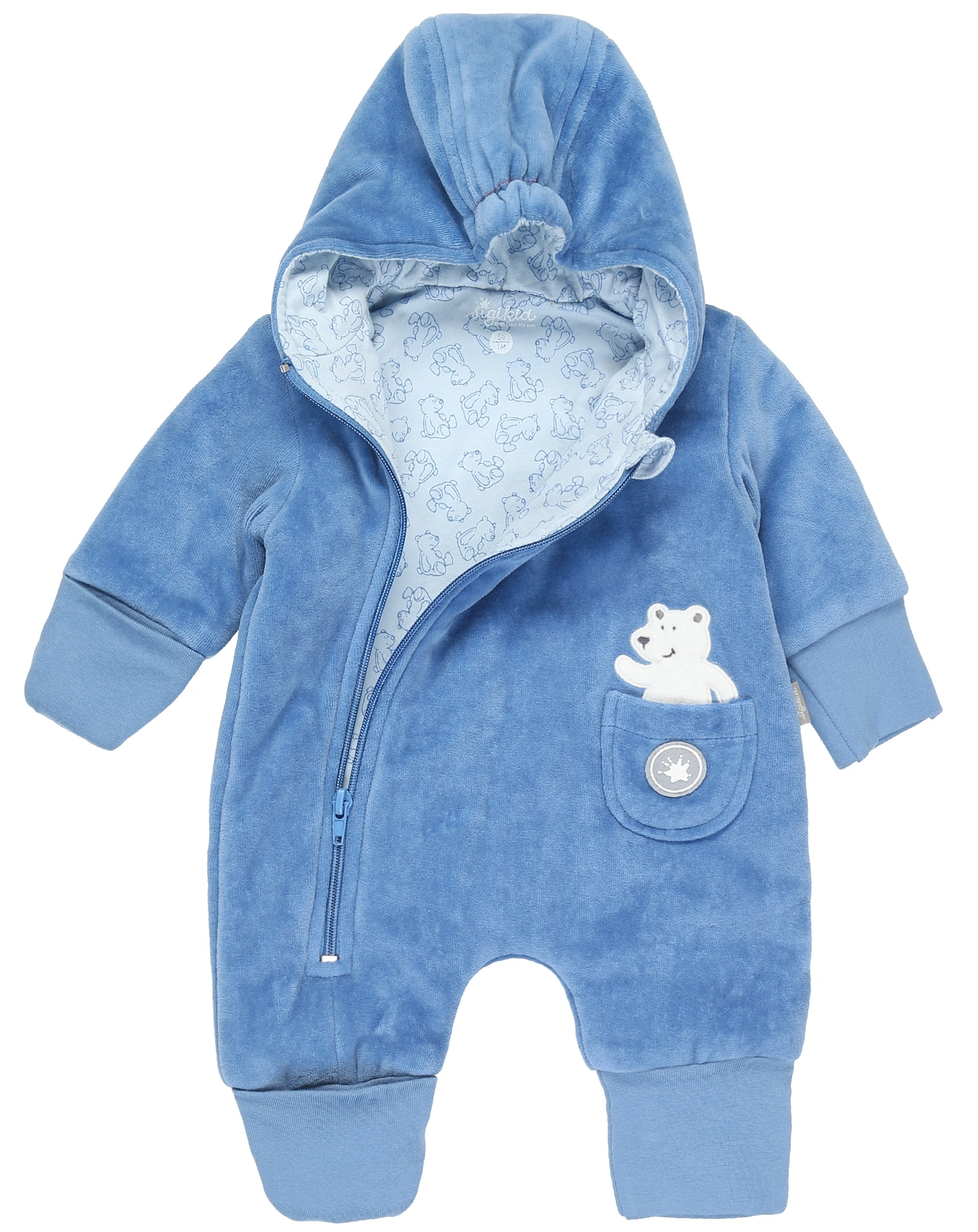 Nicki-Strampler CLASSIC BOY in blau