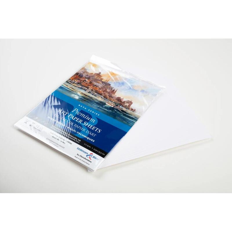 Sachet 12 feuil Bêta 270g - 27,9x35,5cm - Blanc