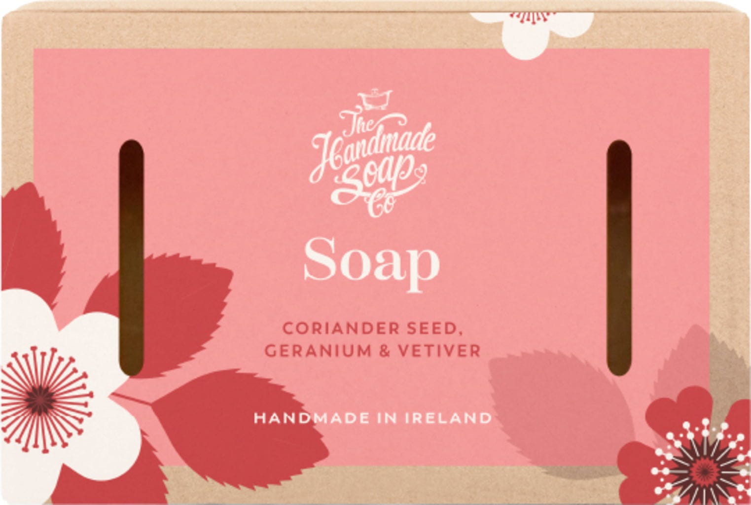 The Handmade Soap Company  Seifenstück, Coriander Seed, Geranium & Vetiver (140 g)