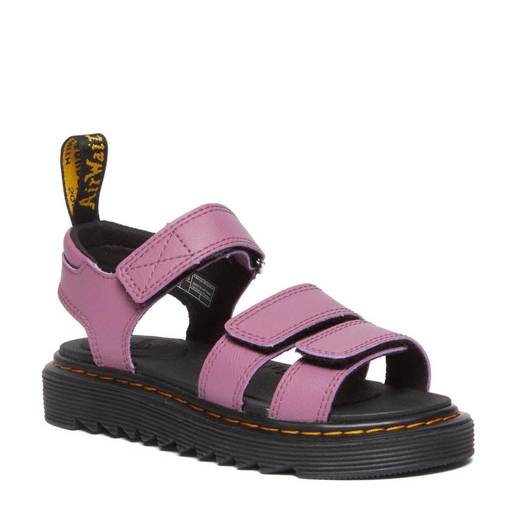 Dr. Martens Klaireleren sandalen paars