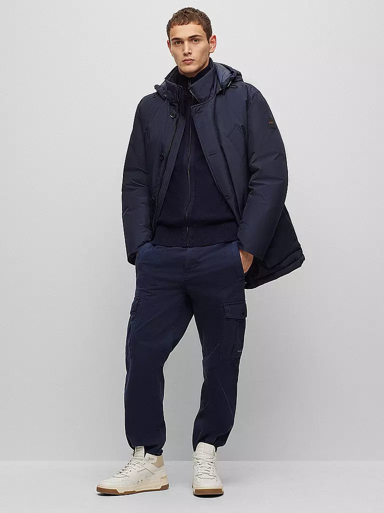 BOSS Parka OSIASS blau