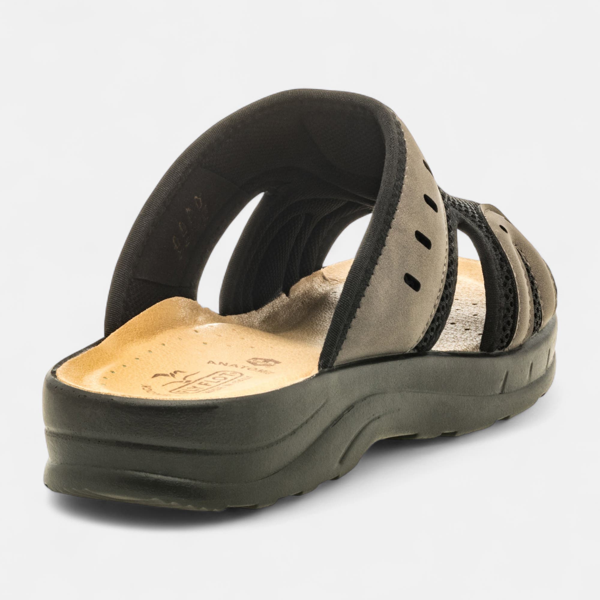 Nu-pieds confort Homme gris