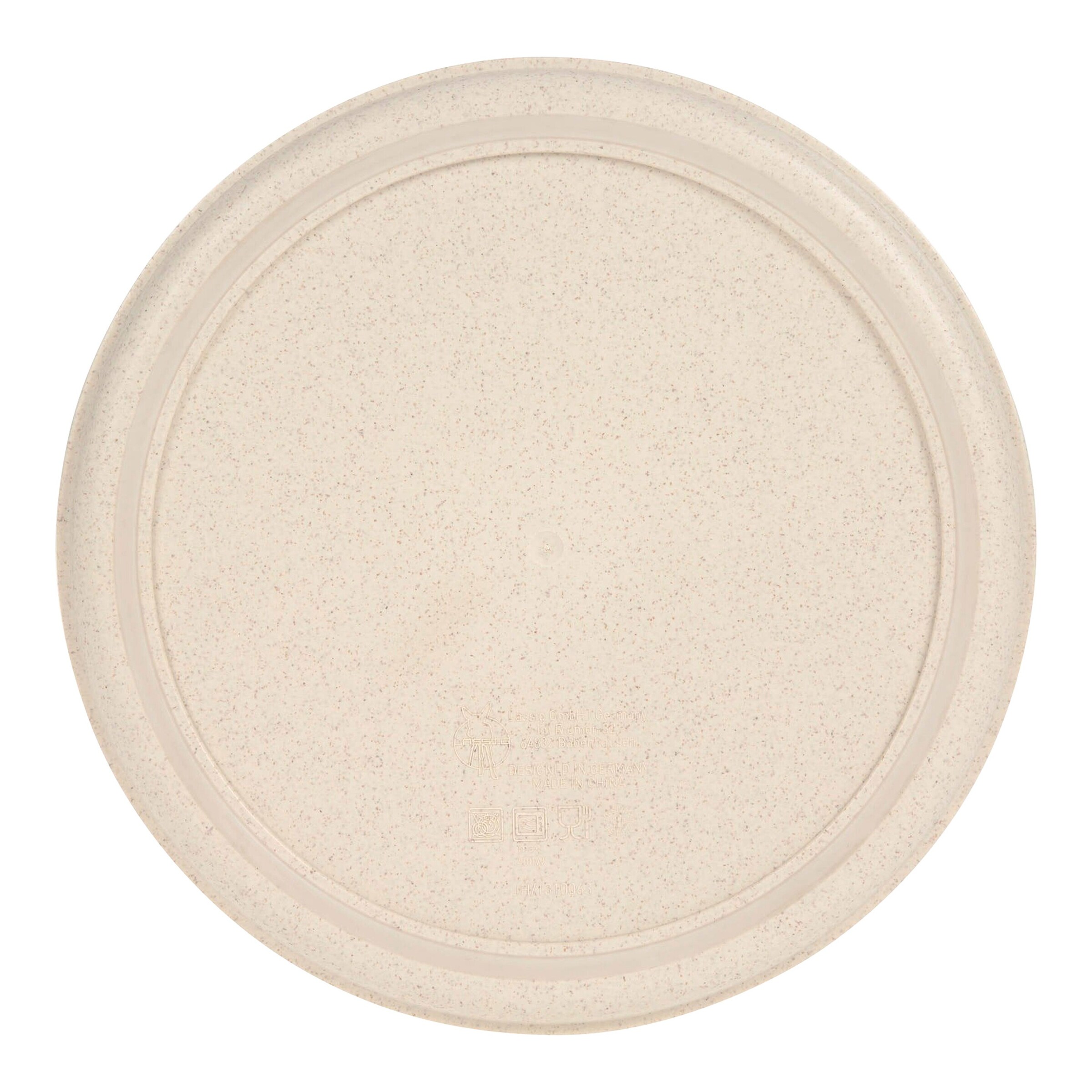Lässig Teller mit Zellulose beige / Tiny Farmer Gans