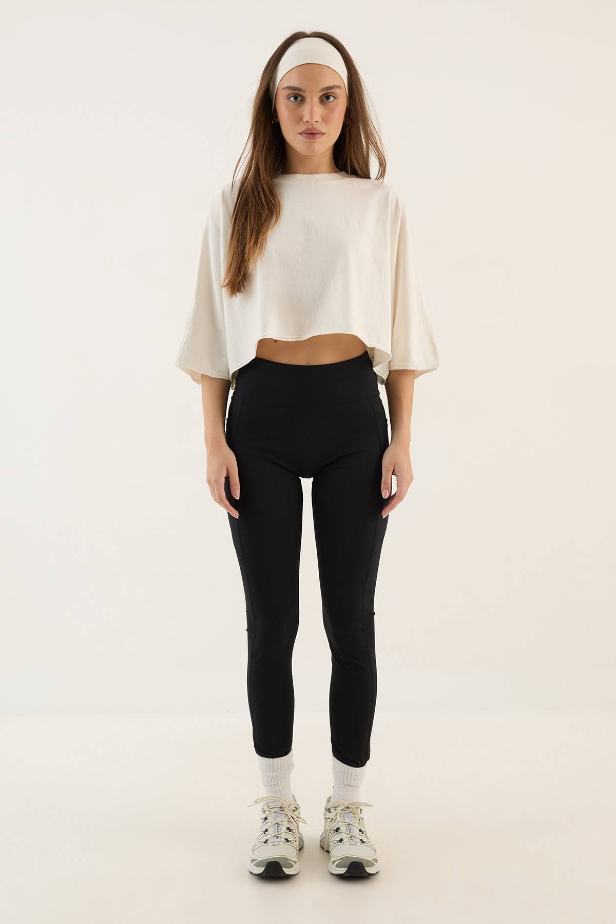 Legging de Sport DSGN Studio Taille Haute avec Détail Poche