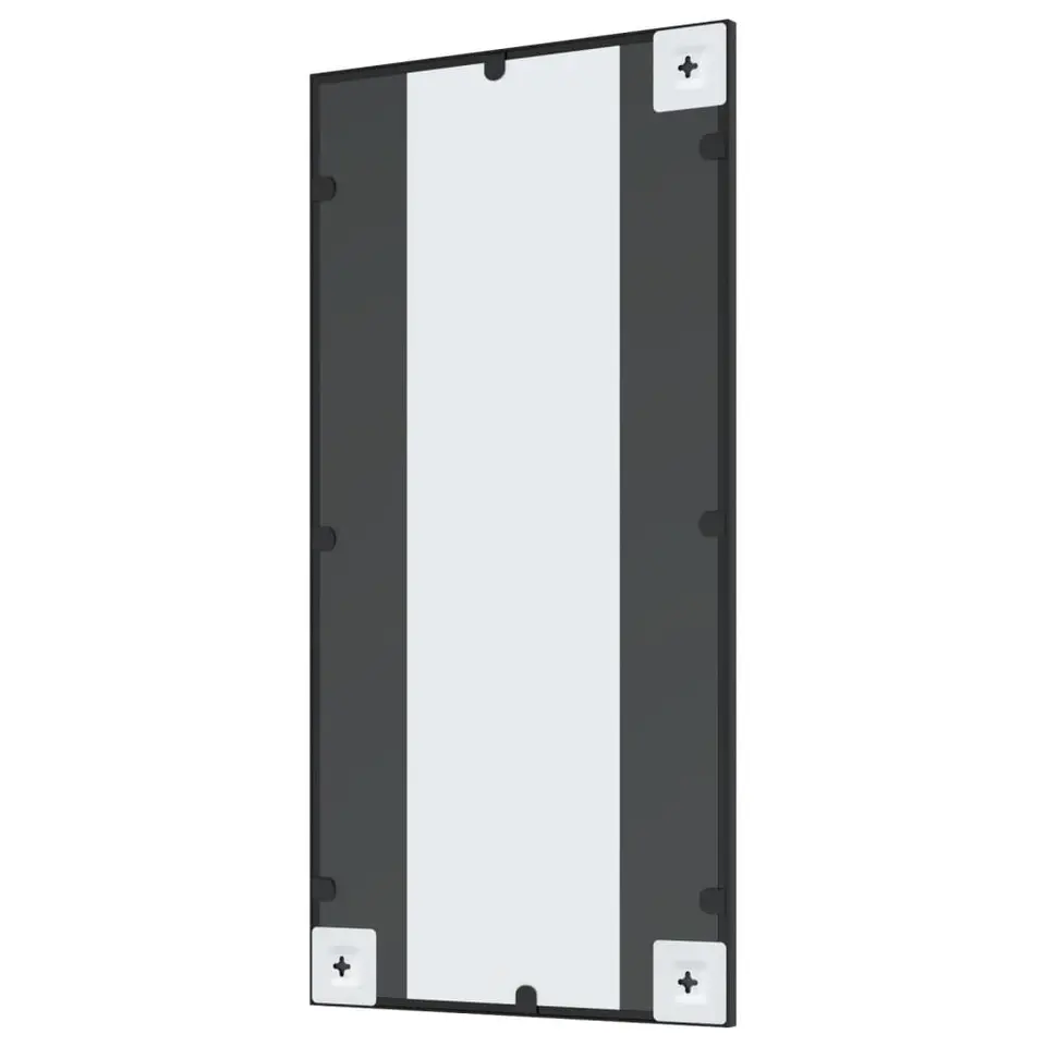 vidaXL - Wandspiegel - Zwart - IJzer - 40 x 80 cm