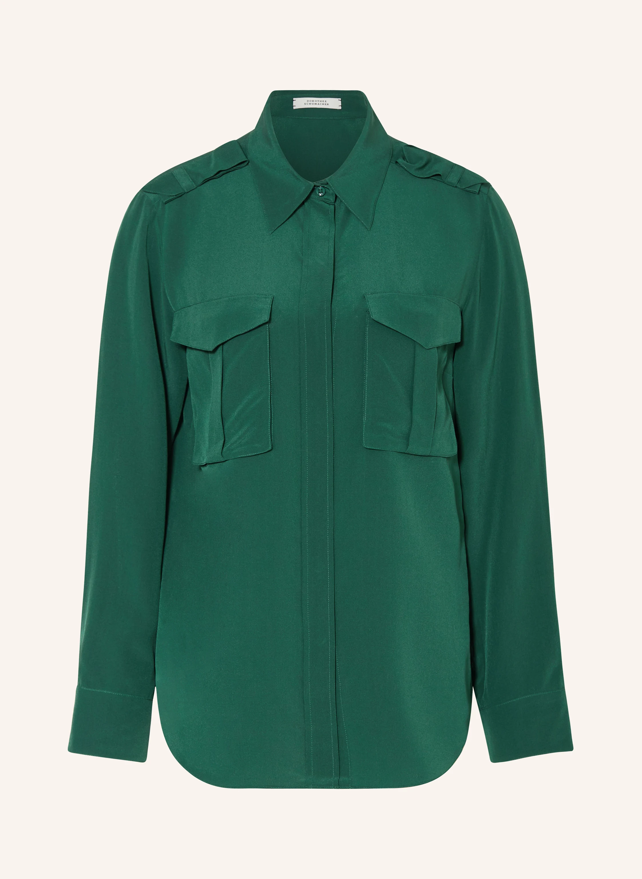 DOROTHEE SCHUMACHER Hemdbluse STRIKING VOLUMES aus Seide