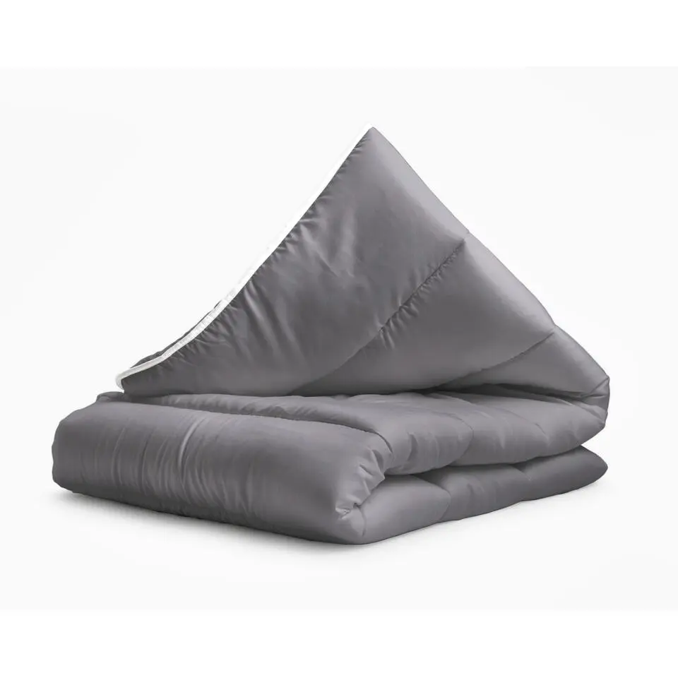 Dekbed zonder Overtrek 240x200 – Incl. Kussenslopen – Wasbaar – Antraciet